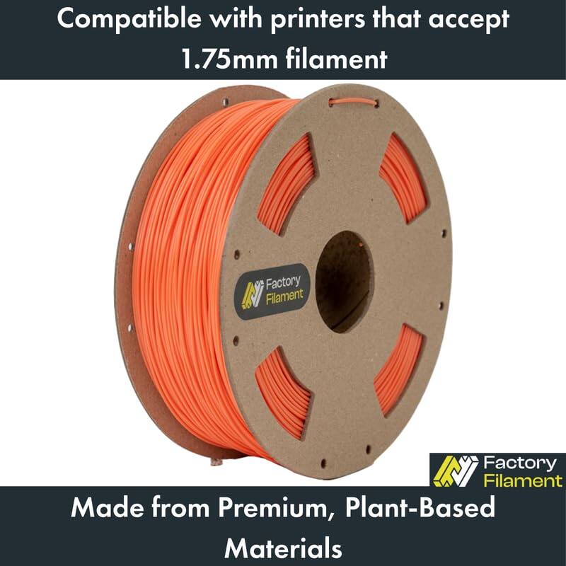 Compatible with printers that accept 1.75mm filament

Made from Premium, Plant-Based Materials