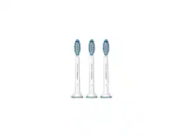 Philips Sonicare - Sensitive replacement toothbrush heads for sensitive teeth, HX6053/64 (3 Pack)