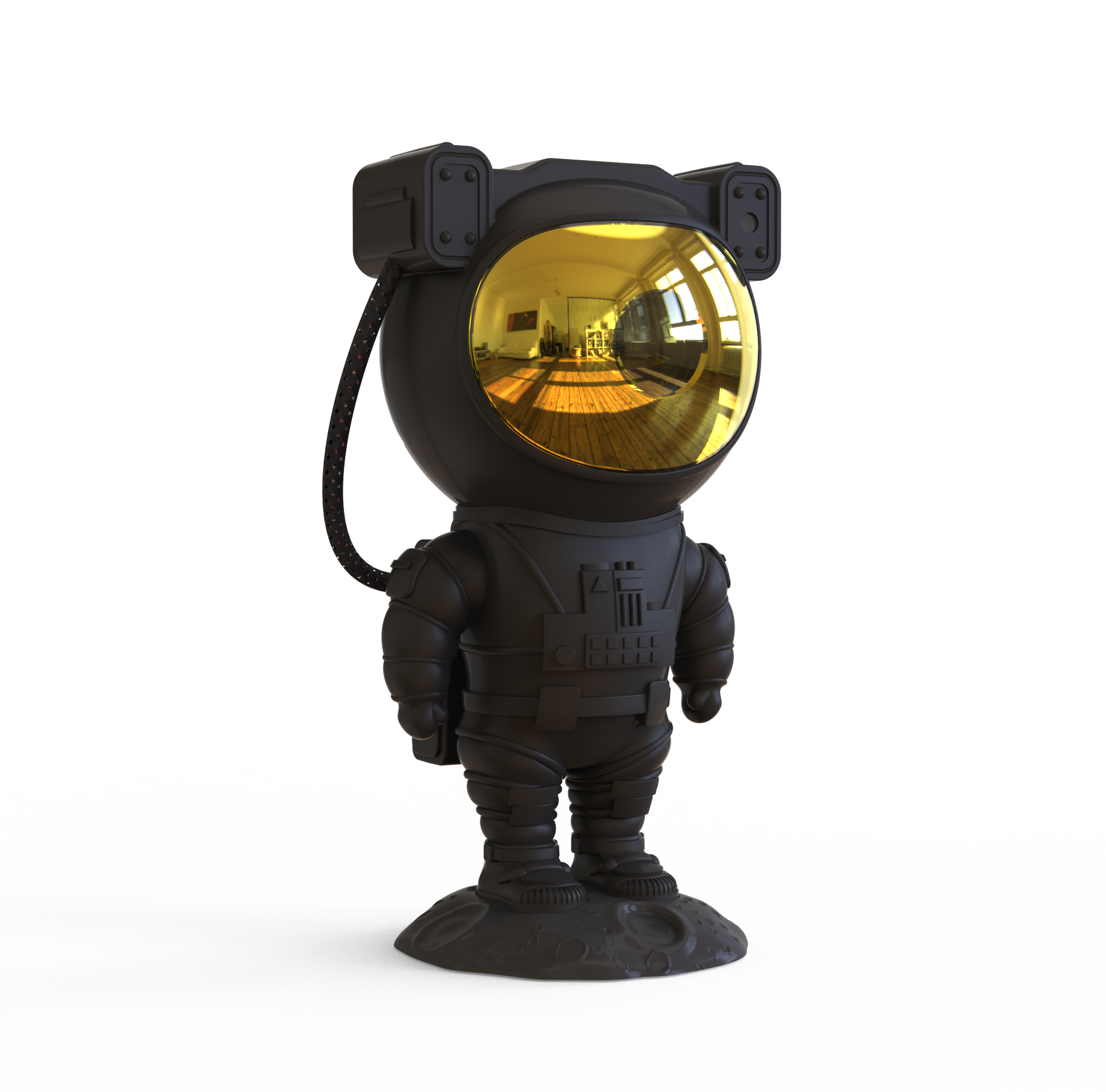 Biogenik - Astronaut Outer Space Projector Light - Black