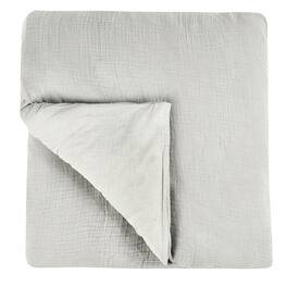Manhattan Lane - Irma King Size Premium Linen Duvet Cover, Pre Shrunk, Cozy Cotton - Gray