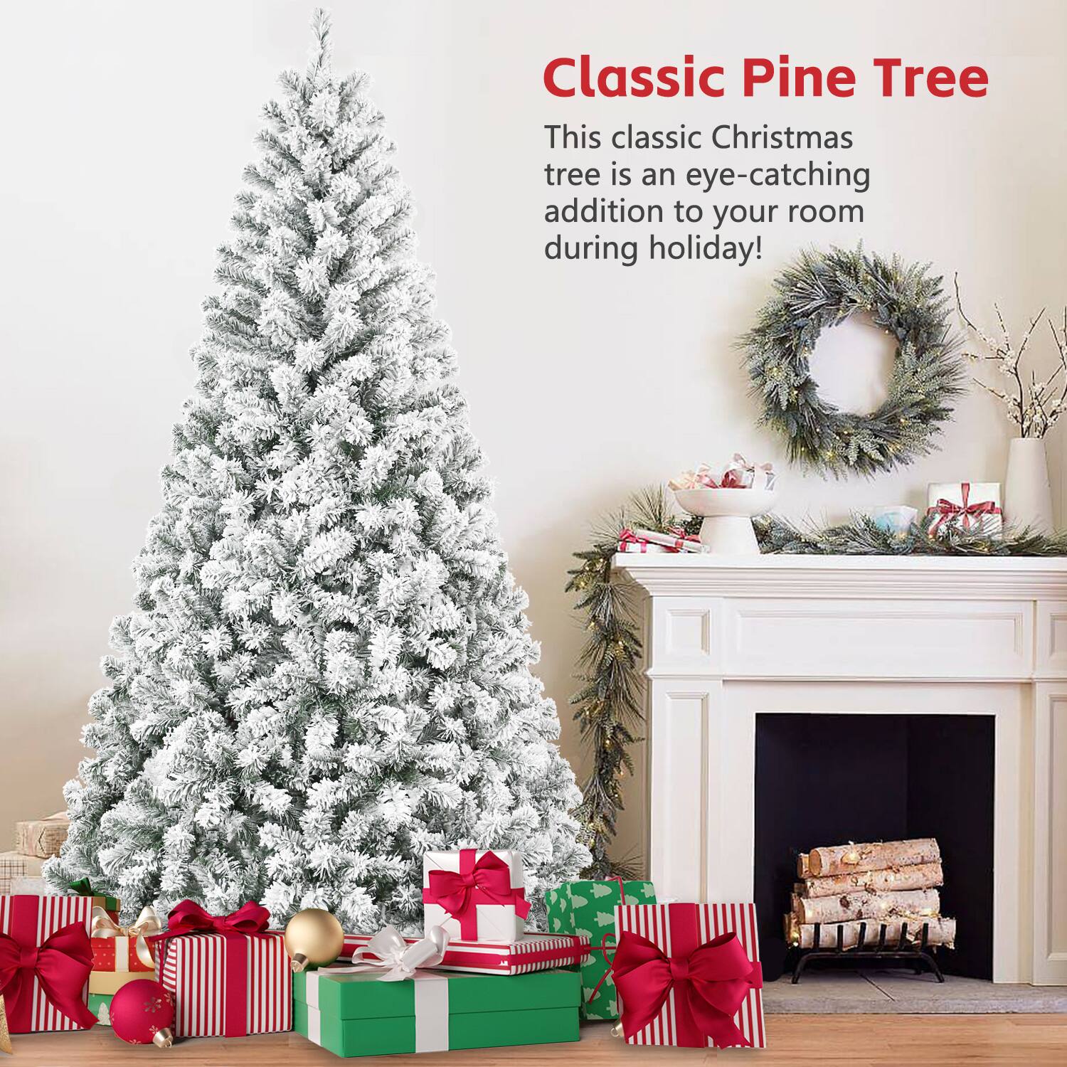 Classic Pine Tree

This classic Christmas tree is an eye-catching addition to your room during holiday!