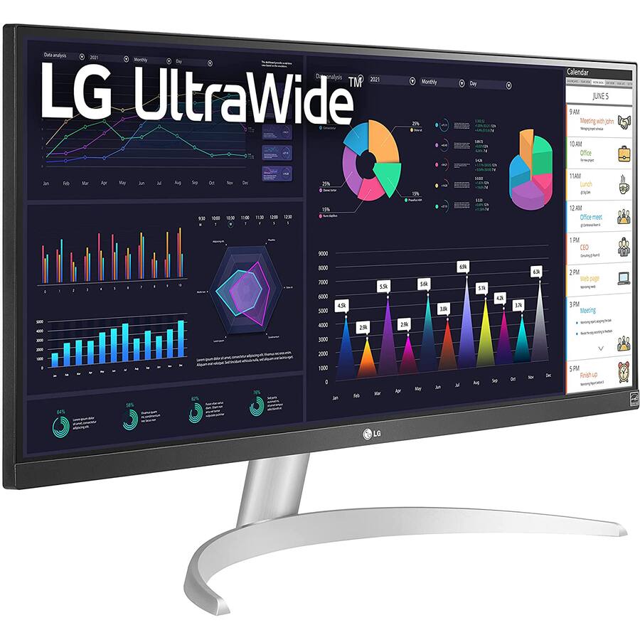 スマホ・タブレット・パソコン LG UltraWide 29WK600 | 73 cm / 29 LG 29'' Class 21:9 UltraWide® Full HD IPS LED Monitor with