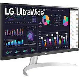 LG - 29" Computer Monitor with HDR10 and AMD FreeSync 29WQ600-W - White