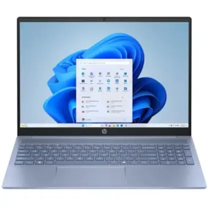 Front. HP - OmniBook 5 Laptop 16-AF1925NR - Intel Core Ultra 5 225U - 16GB Memory - 512 GB SSD - Sky blue.