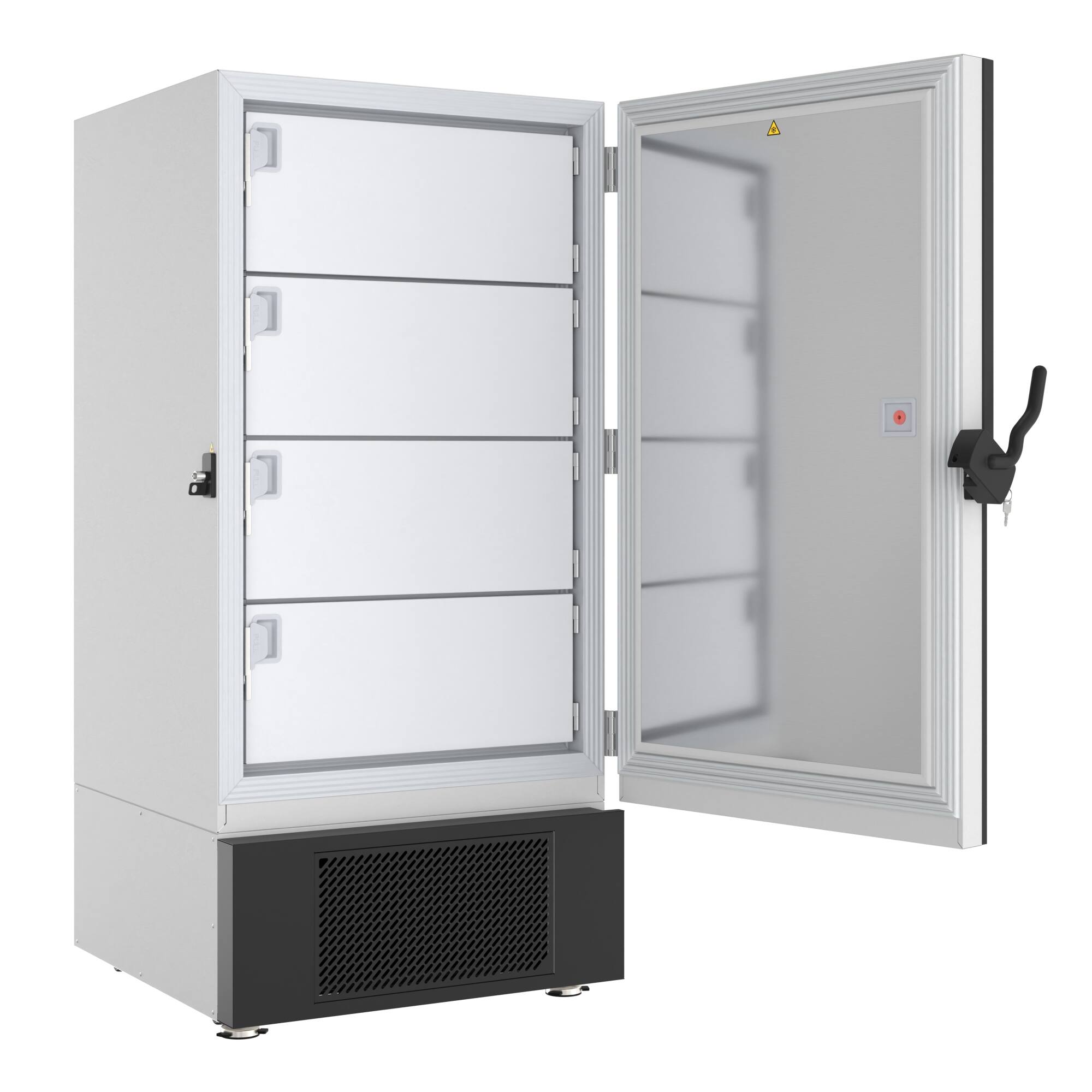 Alt View 3. Koolmore - 25 cu. ft. -86 C Ultra-Low Temp Lab Medical Freezer with Lock and Touch Screen, UL Listed in White (KM-PHF-25CUL) - White and Black.