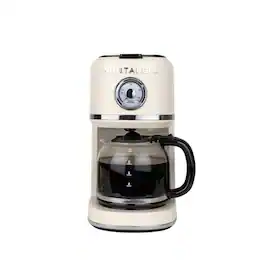 Nostalgia - Classic Retro 10 Cup Coffee Maker - Cream