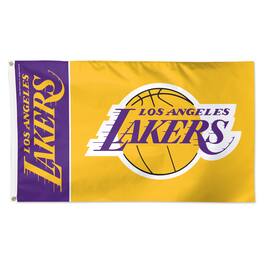 WinCraft - Los Angeles Lakers 3' x 5' Single-Sided Inspired Block Deluxe Flag - Multicolor