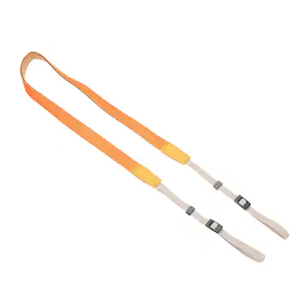 Front. Unique Bargains - Camera Strap, 0.8" Width Nylon Adjustable Universal Neck Shoulder Strap for DSLR SLR Compact Cameras - Orange.