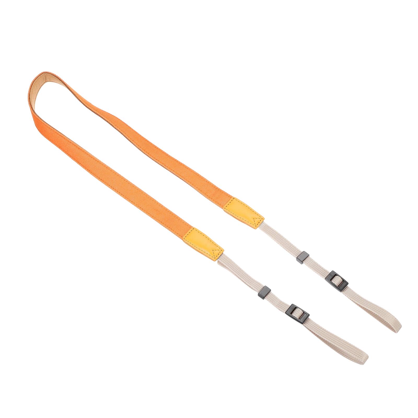 Front. Unique Bargains - Camera Strap, 0.8" Width Nylon Adjustable Universal Neck Shoulder Strap for DSLR SLR Compact Cameras - Orange.