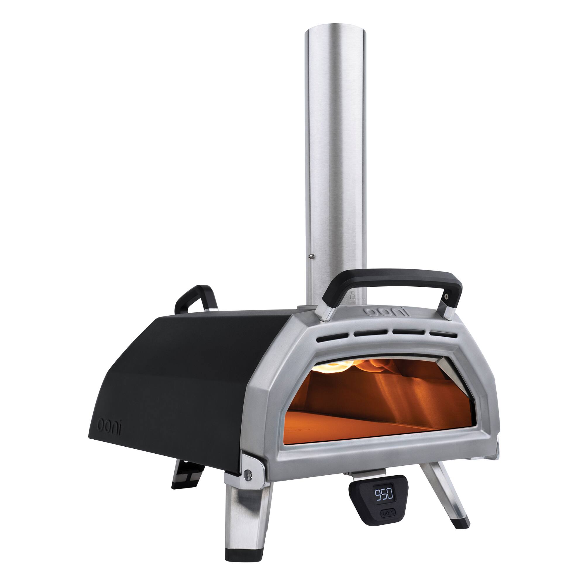 Angle. Ooni - Karu 16 Multi-Fuel Pizza Oven - Black.