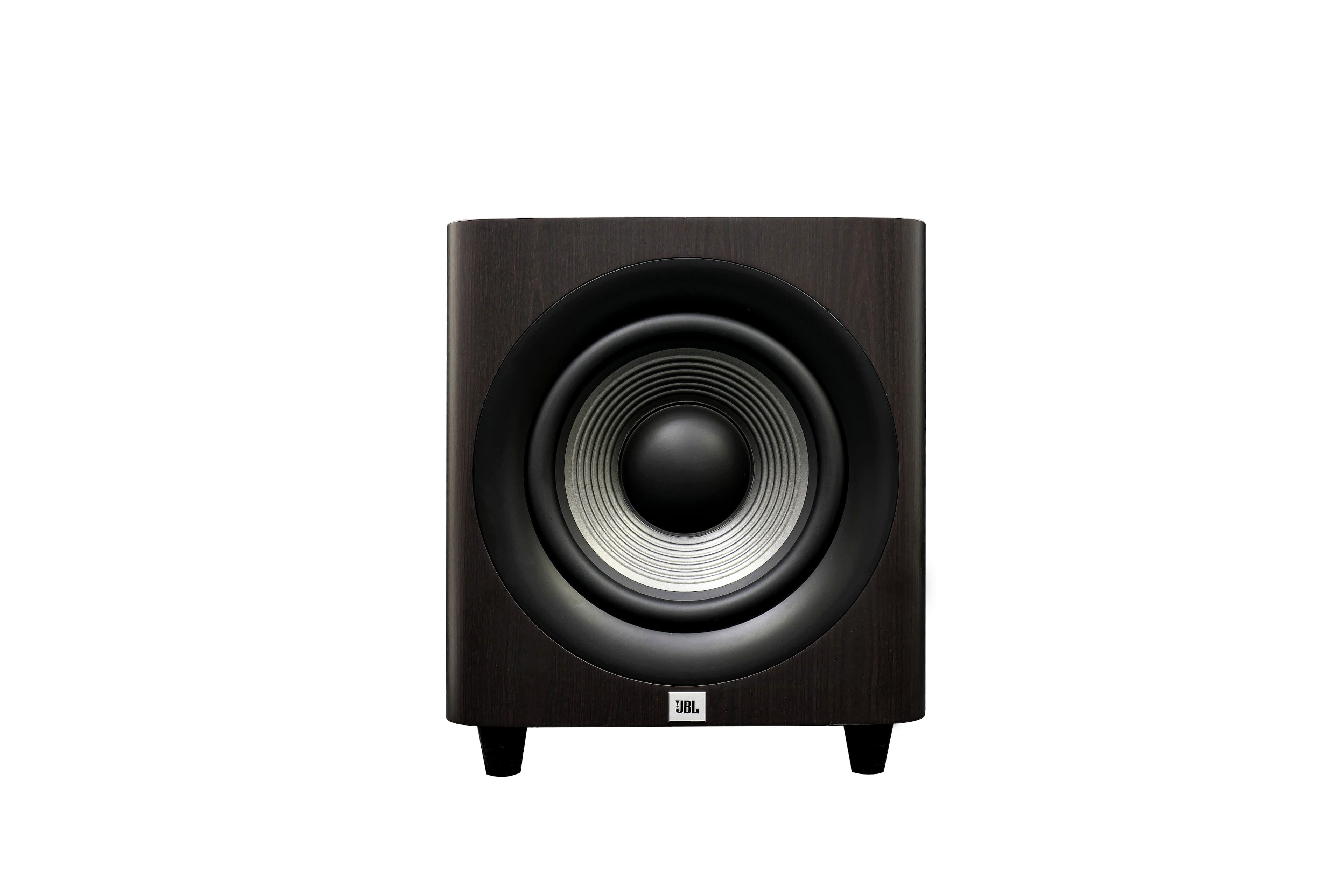 JBL - Studio 660P 12" 1000W Subwoofer - Dark Wood - Front_Zoom