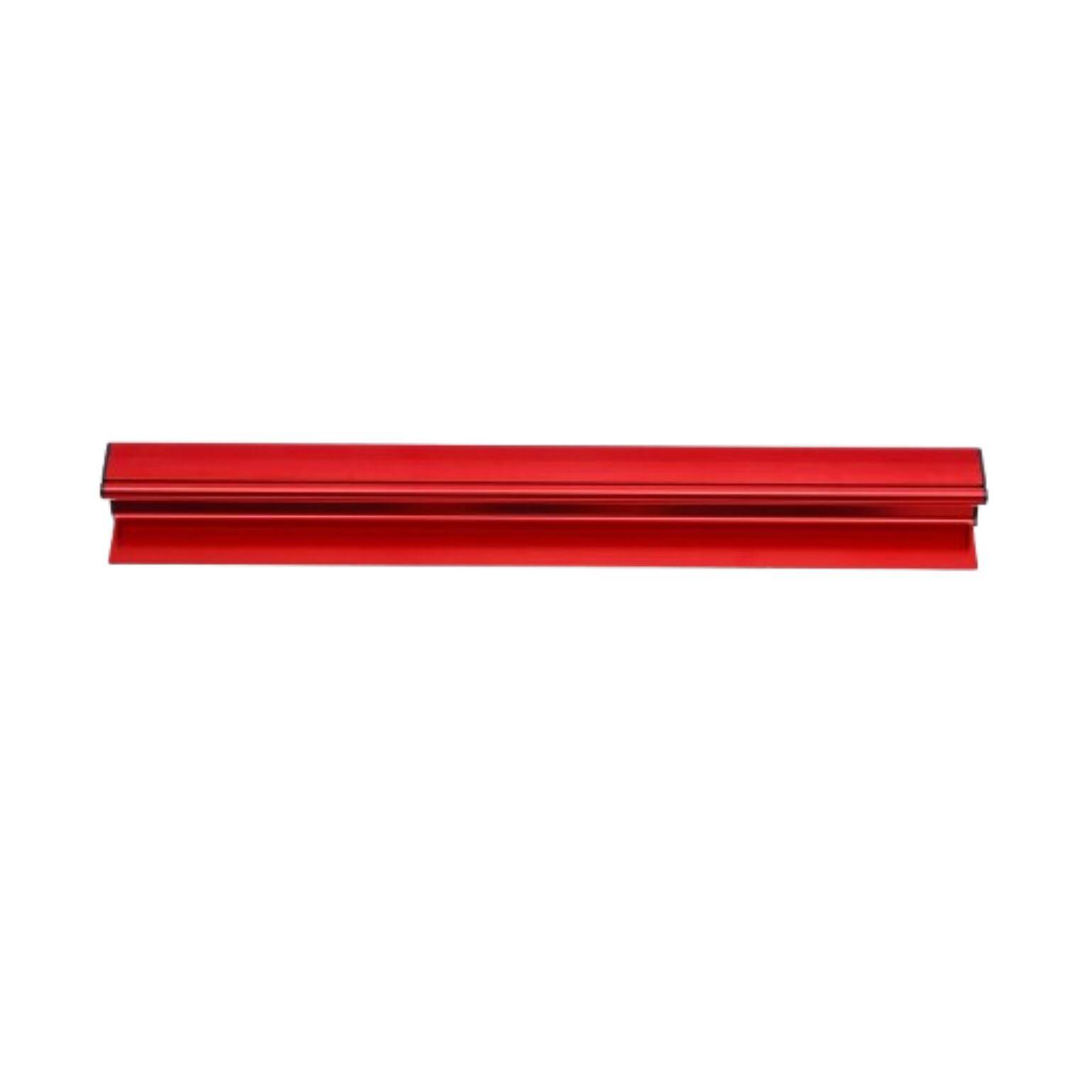 Front. Stock Preferred - 32" Drywall Skimming Blade - Silver/Red.