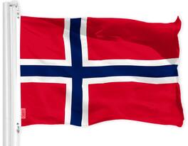G128 - Norway Flag 3x5 ft 150D Printed Polyester - Assorted Colors