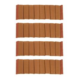 Unique Bargains - 4pcs Camera Bag Divider, 12.6x4.8in, Shockproof Protective Insert Partition for Lens Case, Travel Photography Enthusiast - Brown