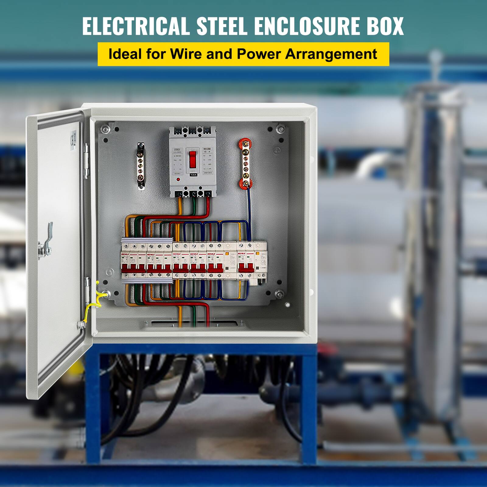 ELECTRICAL STEEL ENCLOSURE BOX  
Ideal for Wire and Power Arrangement