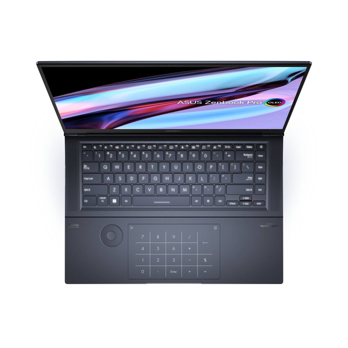ASUS Zenbook Pro DLEC | I - 4 . * . . . . to . - - -  M - . - - - - . - S - - I . 2 3 - 4 1 5 6 & 7 8  9  0 + - - - Q W E R 1 Y U I O P  I  I + I - - - A S D F G H J K L - d I - - + Z I  V  N M * / - - - - & - - . - - i 1 - CDuby Nrman anta 7 8 9 /  4 5 6 . - 2 3  % 0 Foder a