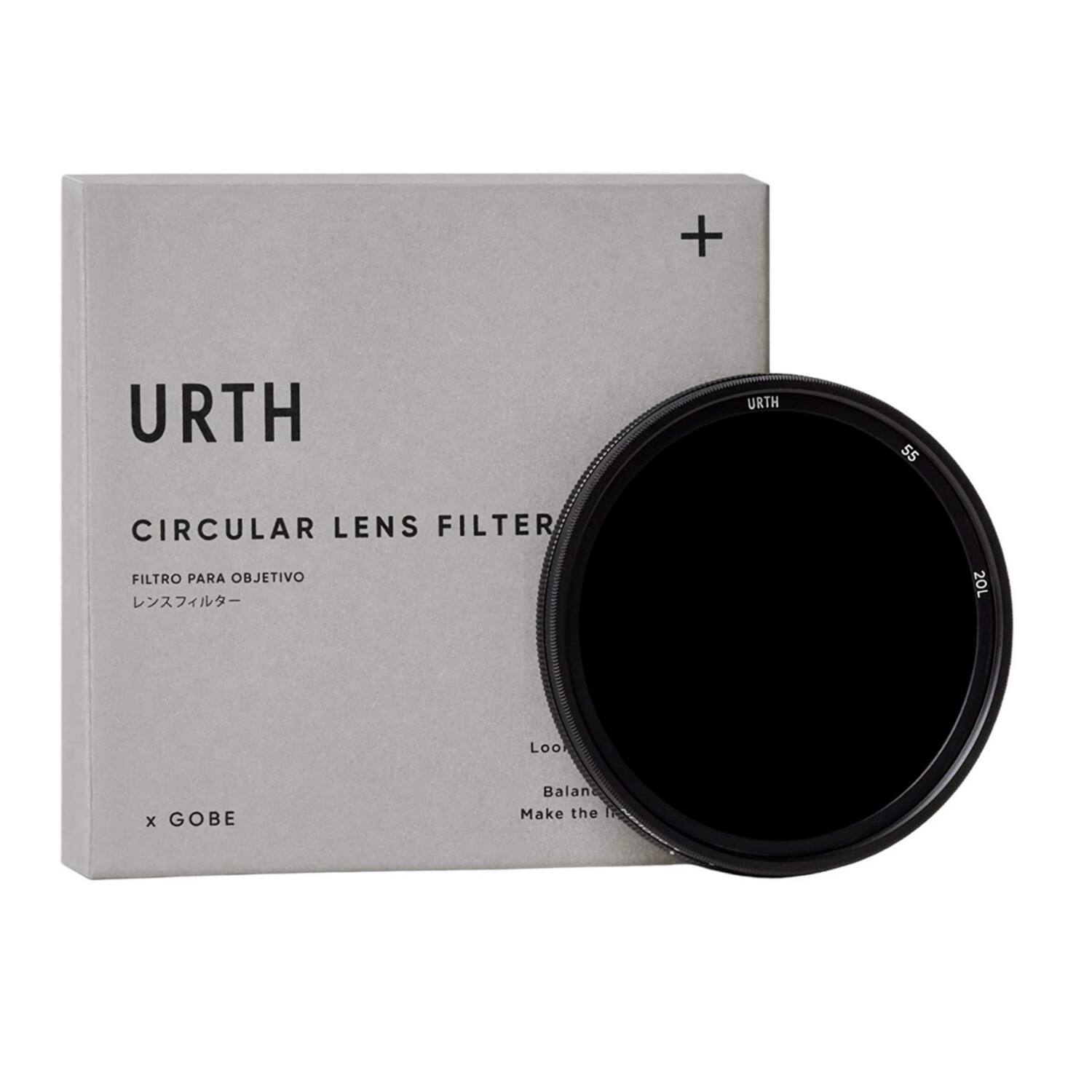 Front. Urth - Urth 55mm ND64-1000 (6-10 Stop) Ultra-Slim Variable Circular Lens Filter Plus+.