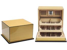 Prestige - Elevate (Pear Wood) Cigar Humidor - Pear Wood Lacquer Finish