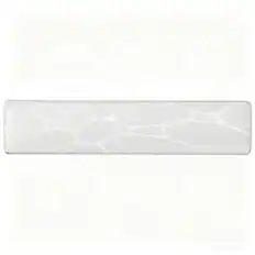 Front. GravaStar - GravaStar Keyboard Wrist Rest Pad - White - White.