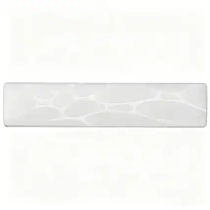 Front. GravaStar - GravaStar Keyboard Wrist Rest Pad - White - White.