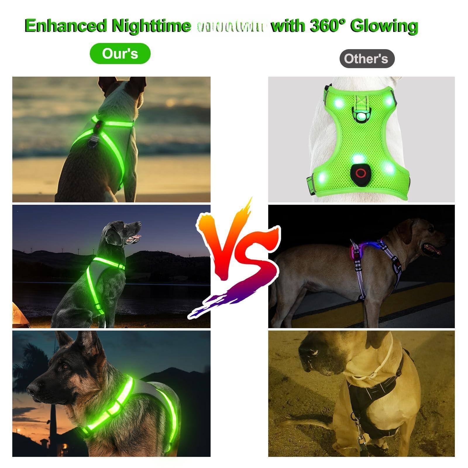 Enhanced Nighttime Visibility with 360° Glowing

Our's

VS

Other's