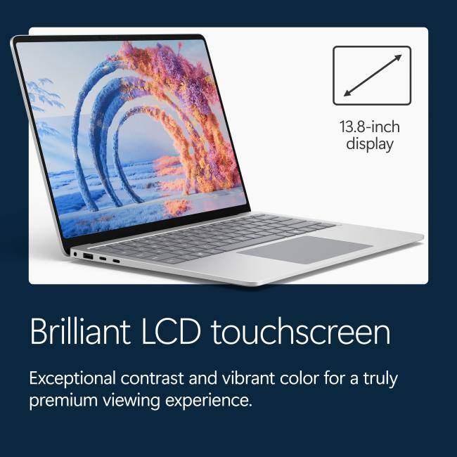 13.8-inch display  
Brilliant LCD touchscreen  
Exceptional contrast and vibrant color for a truly premium viewing experience.