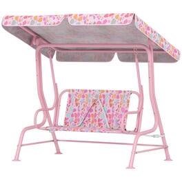 Qaba - Patio Swing - Pink
