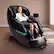 Angle. Osaki - Osaki Vivo AI Dual Mech™ 4D+2D Zero Gravity Massage Chair with Triple Arm Rollers - Black - Black.
