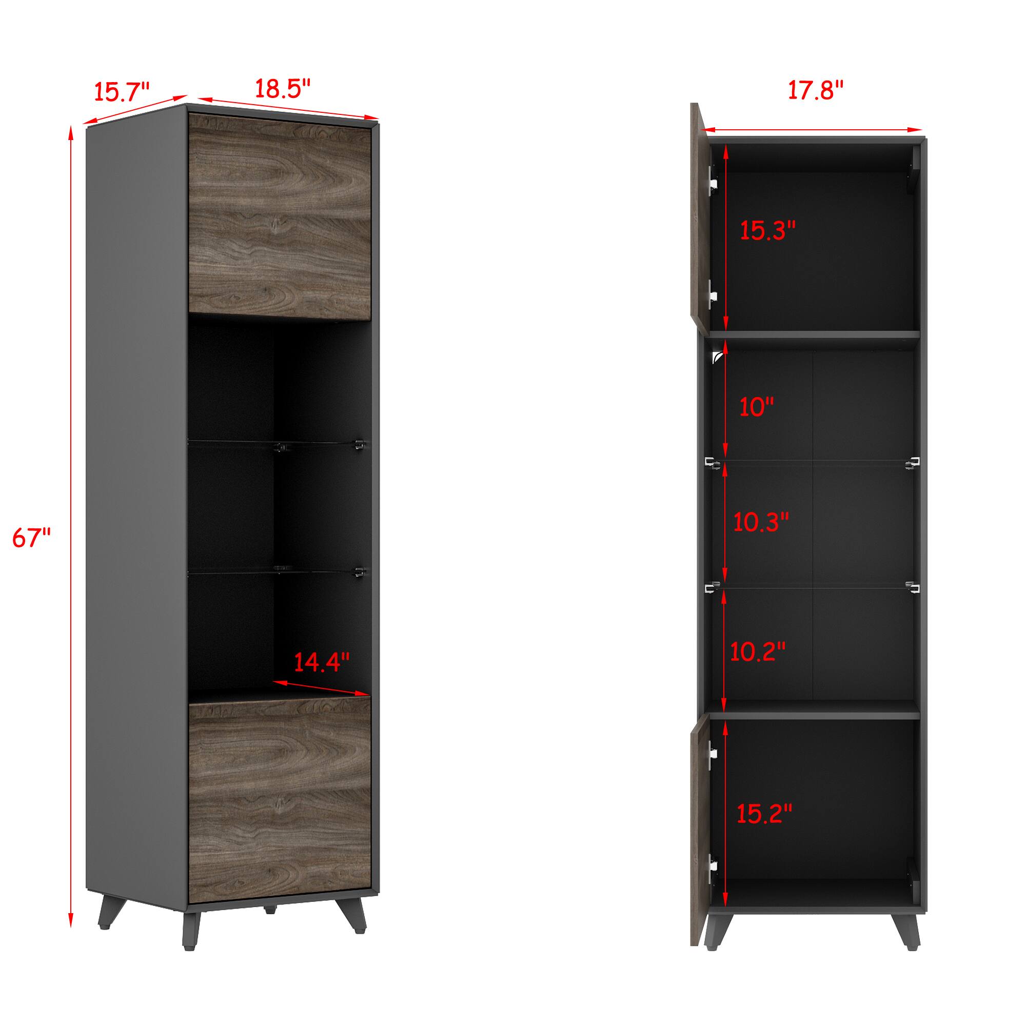 - 15.7"
- 18.5"
- 67"
- 14.4"
- 17.8"
- 15.3"
- 10"
- 10.3"
- 10.2"
- 15.2"
