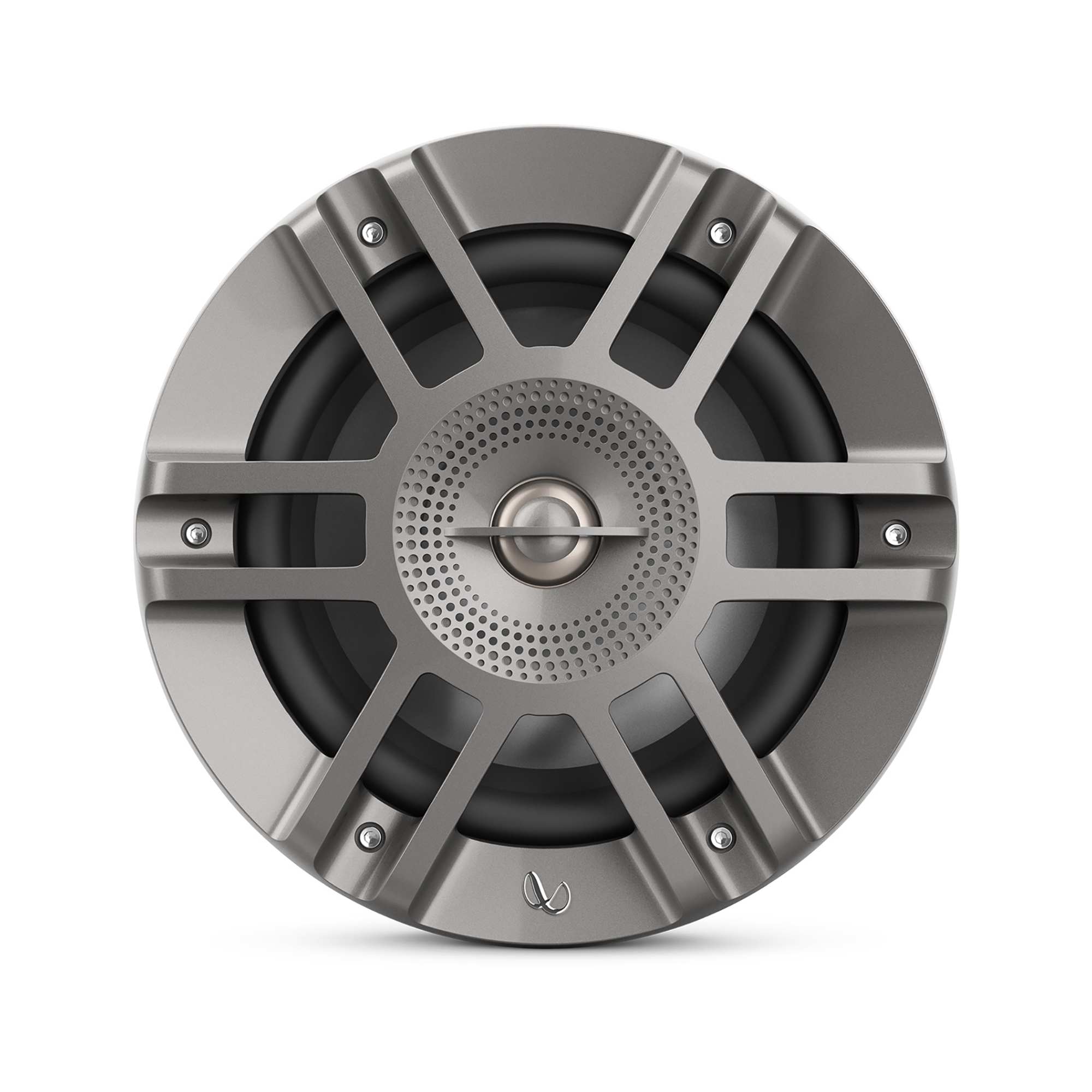 Alt View 10. Infinity - Infinity KAPPA6125MAM - Kappa Marine KAPPA6125M Titanium 6.5" Premium 2-Way RGB LED Coaxial Speakers - Black/Gray.