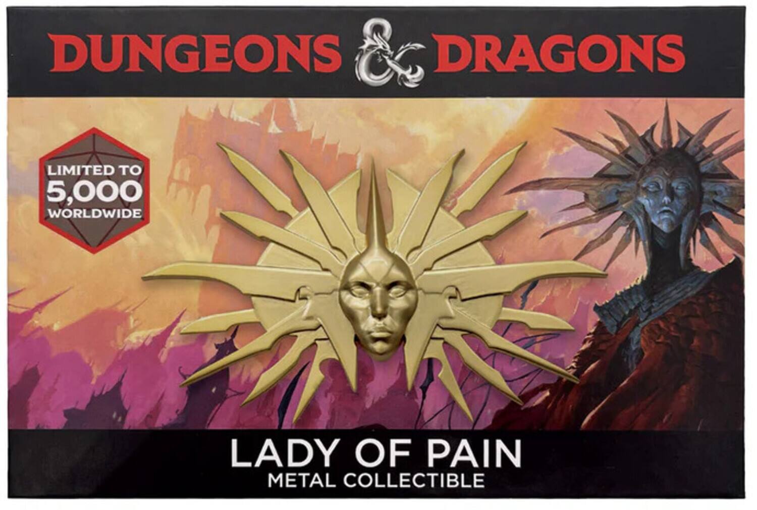 Dungeons & Dragons Limited to 5,000 Worldwide Lady of Pain Metal Collectible