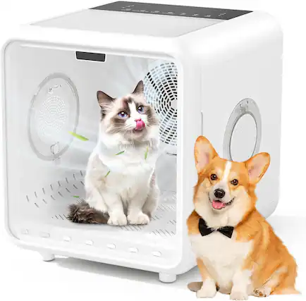 Front. Sugift - Pet Dryer Box for Cats and Small Dogs 75L Quiet Drying Room with App Control 360 Degree Airflow and Adjustable Heat.