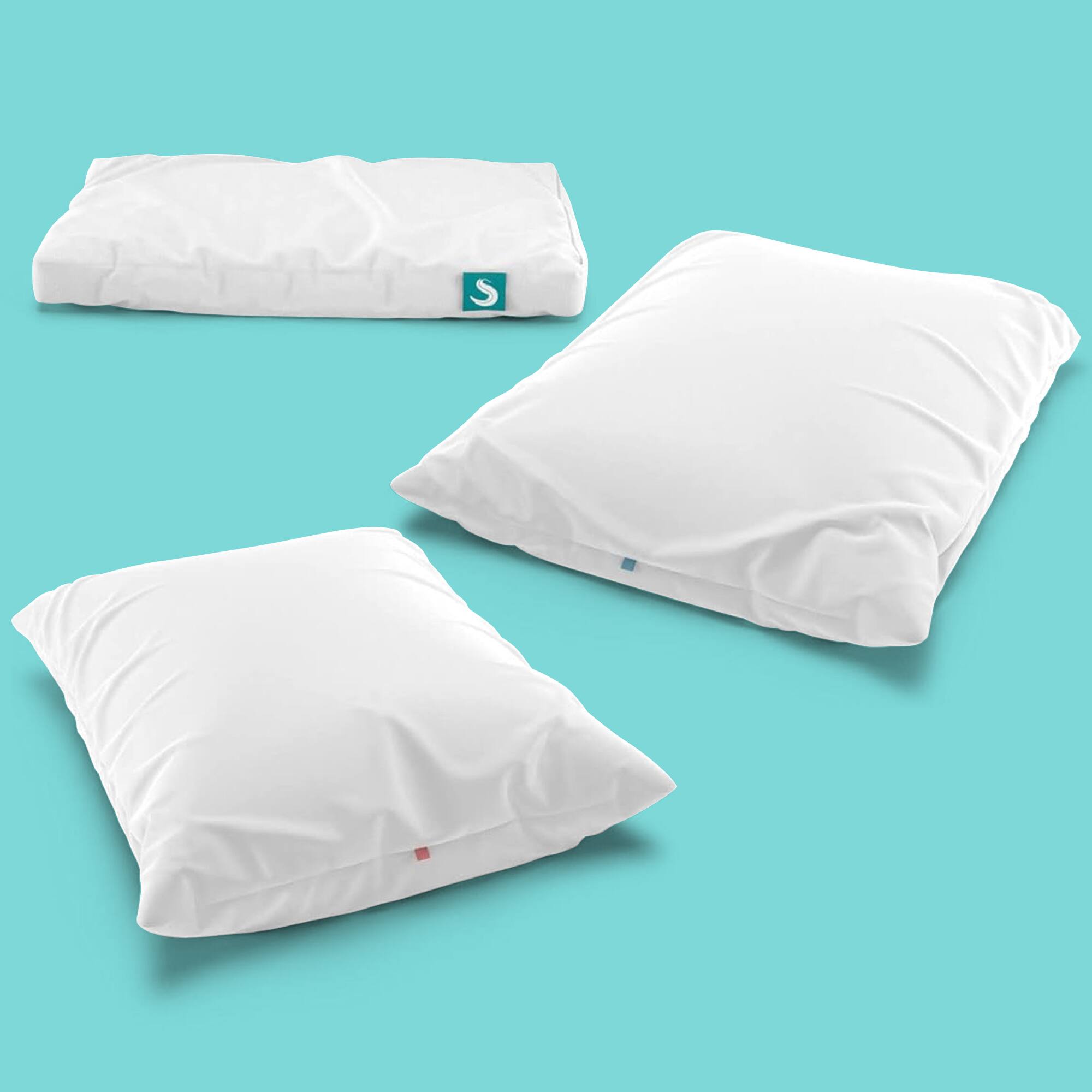 Alt View 5. Sleepgram - Sleepgram Bed Support Sleeping Pillow with Microfiber Cover, King Size, White - White.