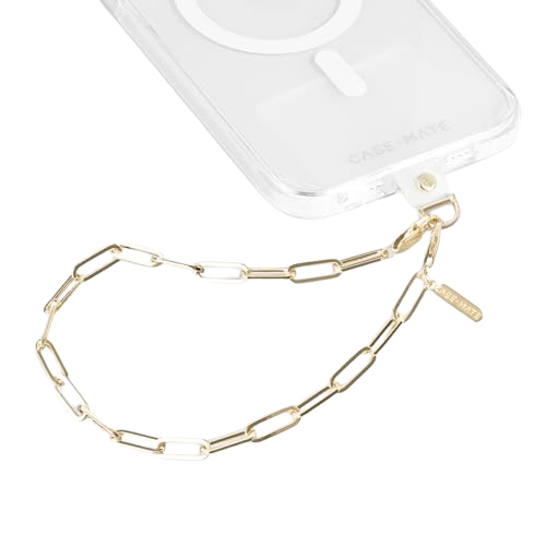 Case-Mate - CaseMate Chain Phone Wristlet Attaches To Most Phone Cases - Gold