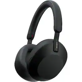 Sony - WH-1000XM5 Noise-Canceling Wireless Over-Ear Headphones (International Version) - Black