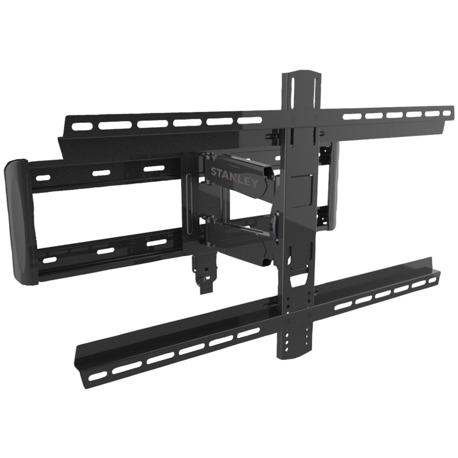 Front. Stanley - Stanley Tlx-ds3105fm Pro Series 37-in. To 80-in. Full-motion Flat Panel Tv Mount, Tlx-ds3105fm - Black.