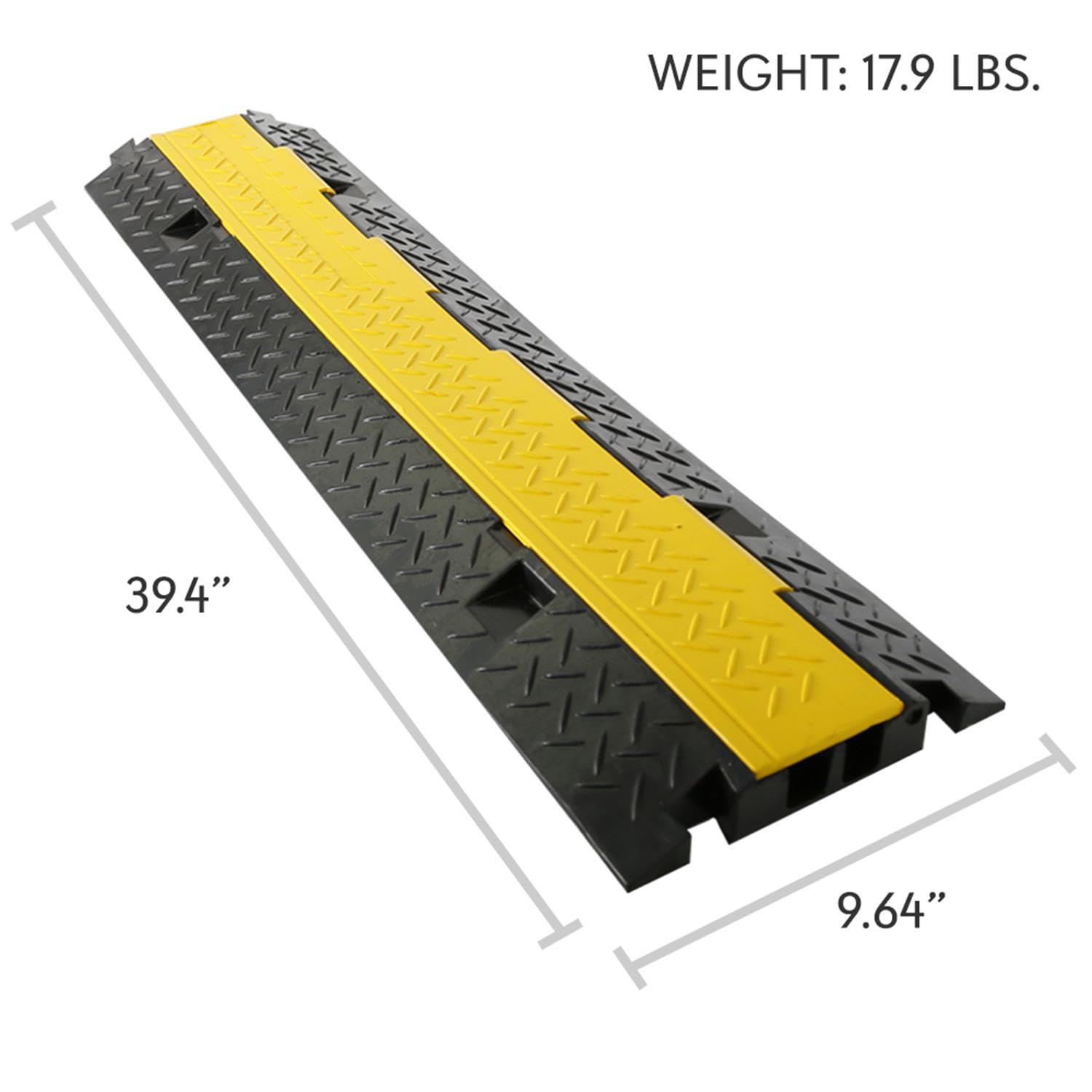 WEIGHT: 17.9 LBS.  
39.4" x 9.64"
