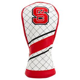 Team Golf - NC State Wolfpack Striped Quilted Fairway Headcover - Multicolor