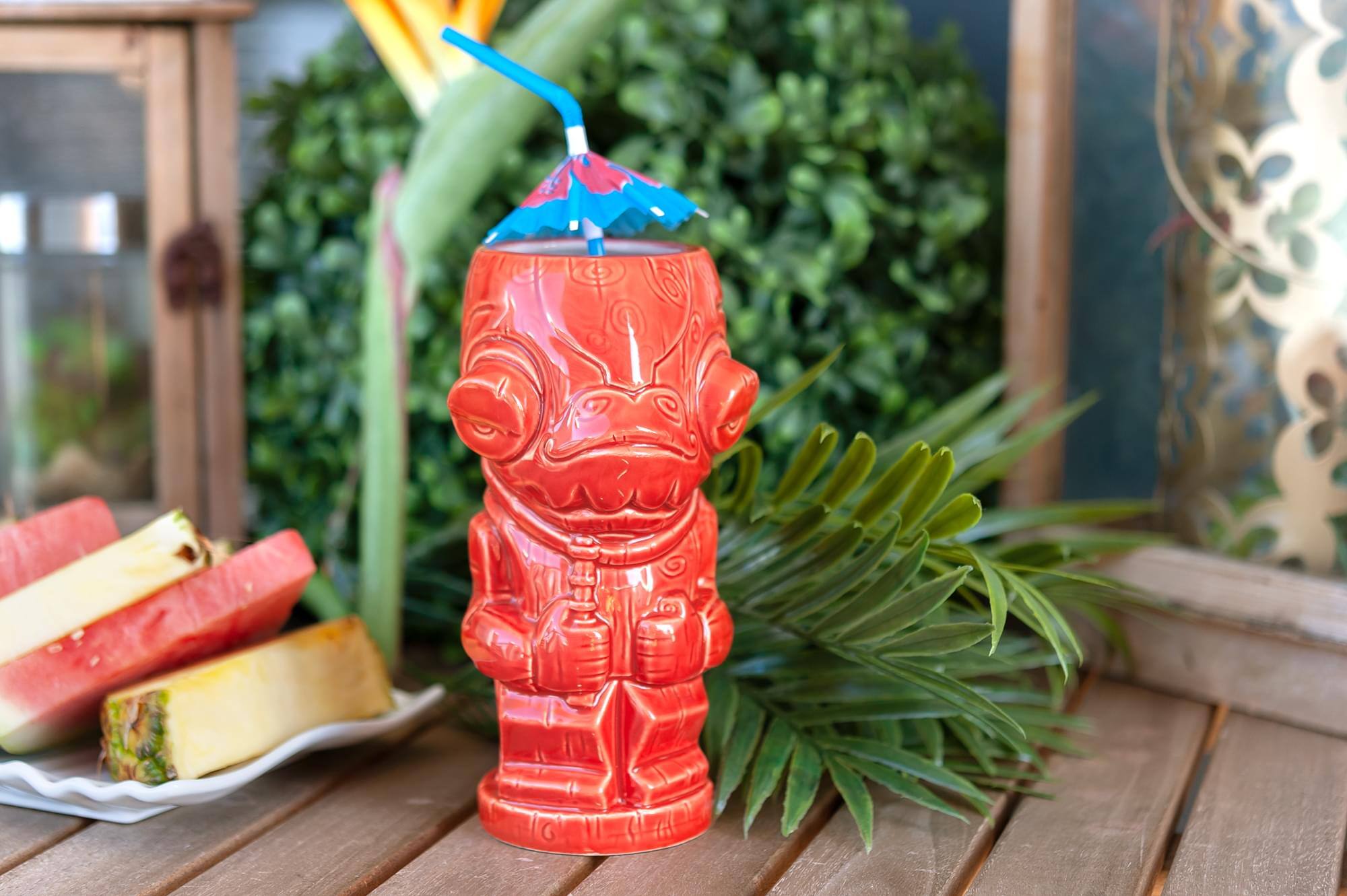 Alt View 3. Star Wars - Geeki Tikis Star Wars Admiral Ackbar Mug | Ceramic Tiki Cup | Holds 19 Ounces - Red.