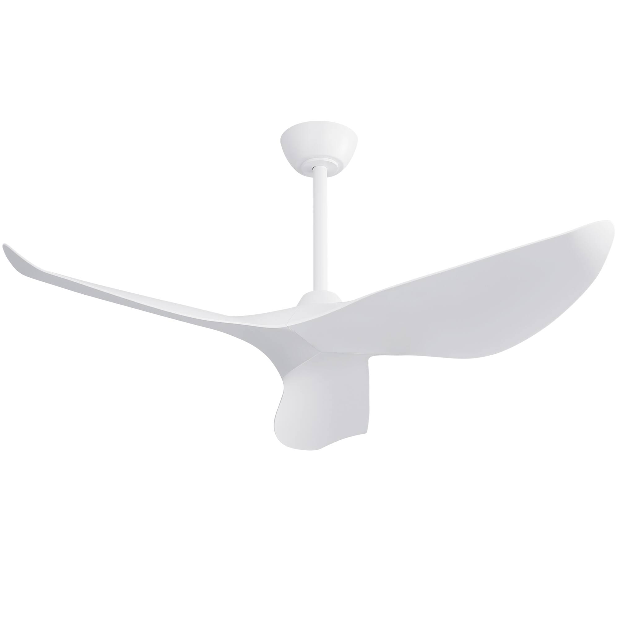 Front. APRILSOUL - 38 Inch Ceiling Fan No Light Remote DC Motor for Bedroom Living Room - White.