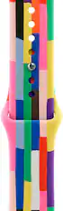 Front. Apple - 46mm Pride Edition Sport Band - M/L - Pride Edition.