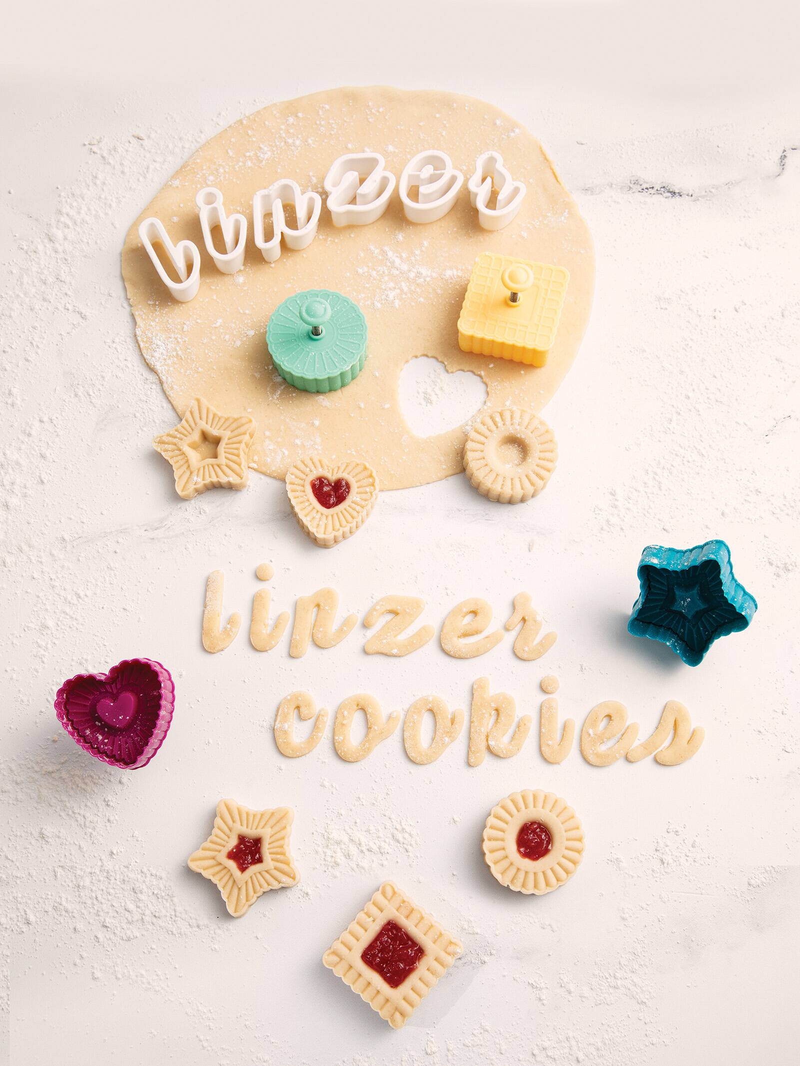 Linzer cookies