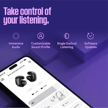 Bose Ultra Open Ear True Wireless Open Earbuds Midnight Violet Bose Ultra Open Ear True Wireless Open Earbuds Midnight Violet