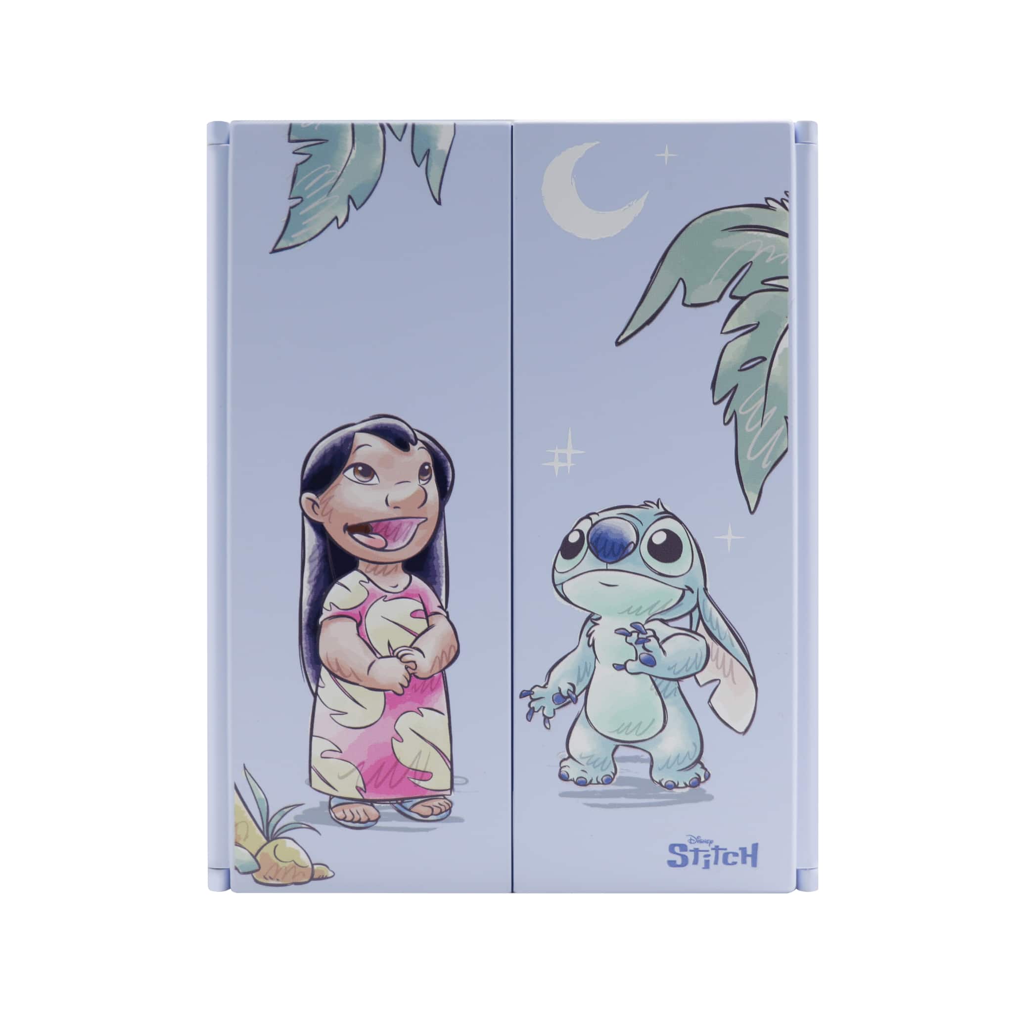Impressions Vanity Co. - Stitch "Wishes at Night" Trifold Makeup Mirror - Blue