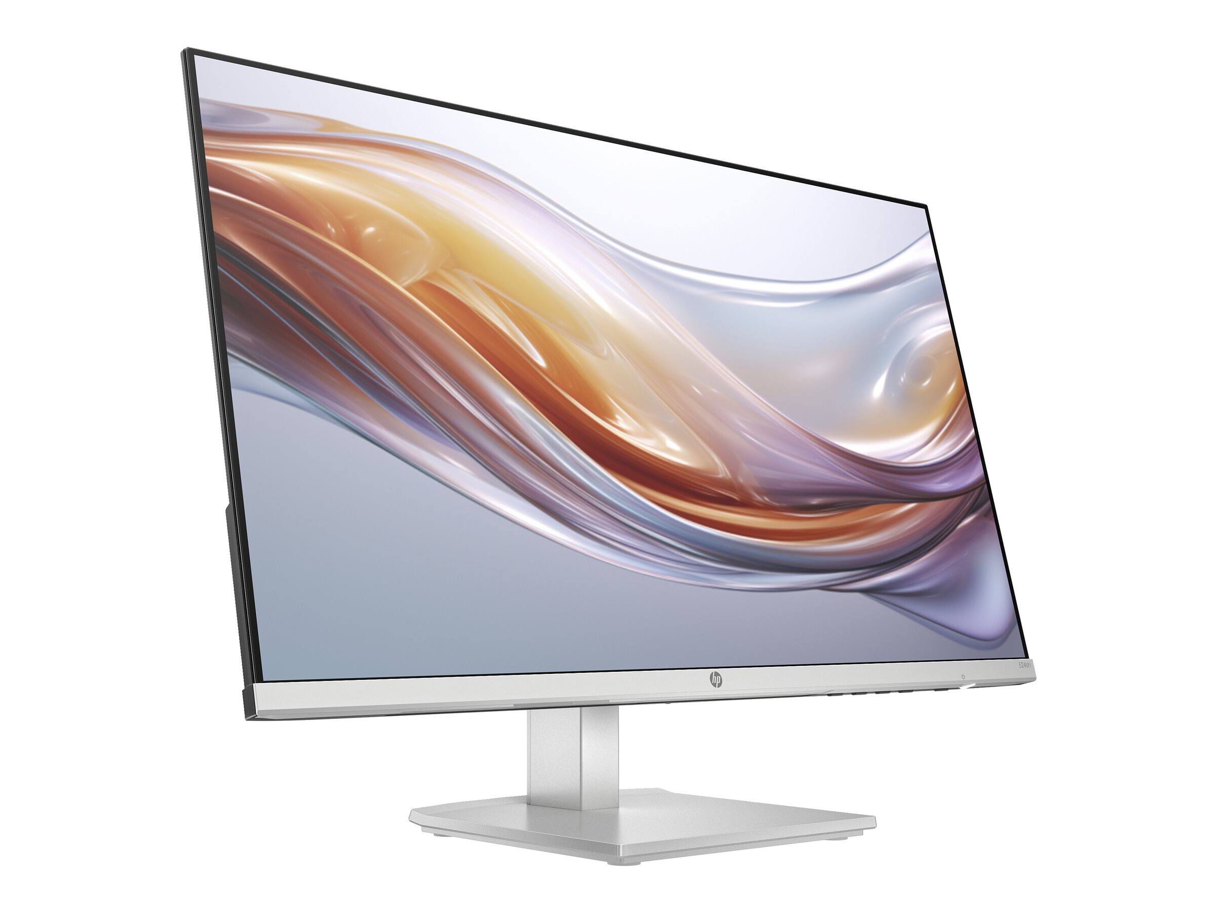 Alt View 2. HP - Series 5 524sh 23.8" FHD IPS Monitor 5ms 300 nits Anti-glare Eye Ease Height Adjustment - Black / Silver.