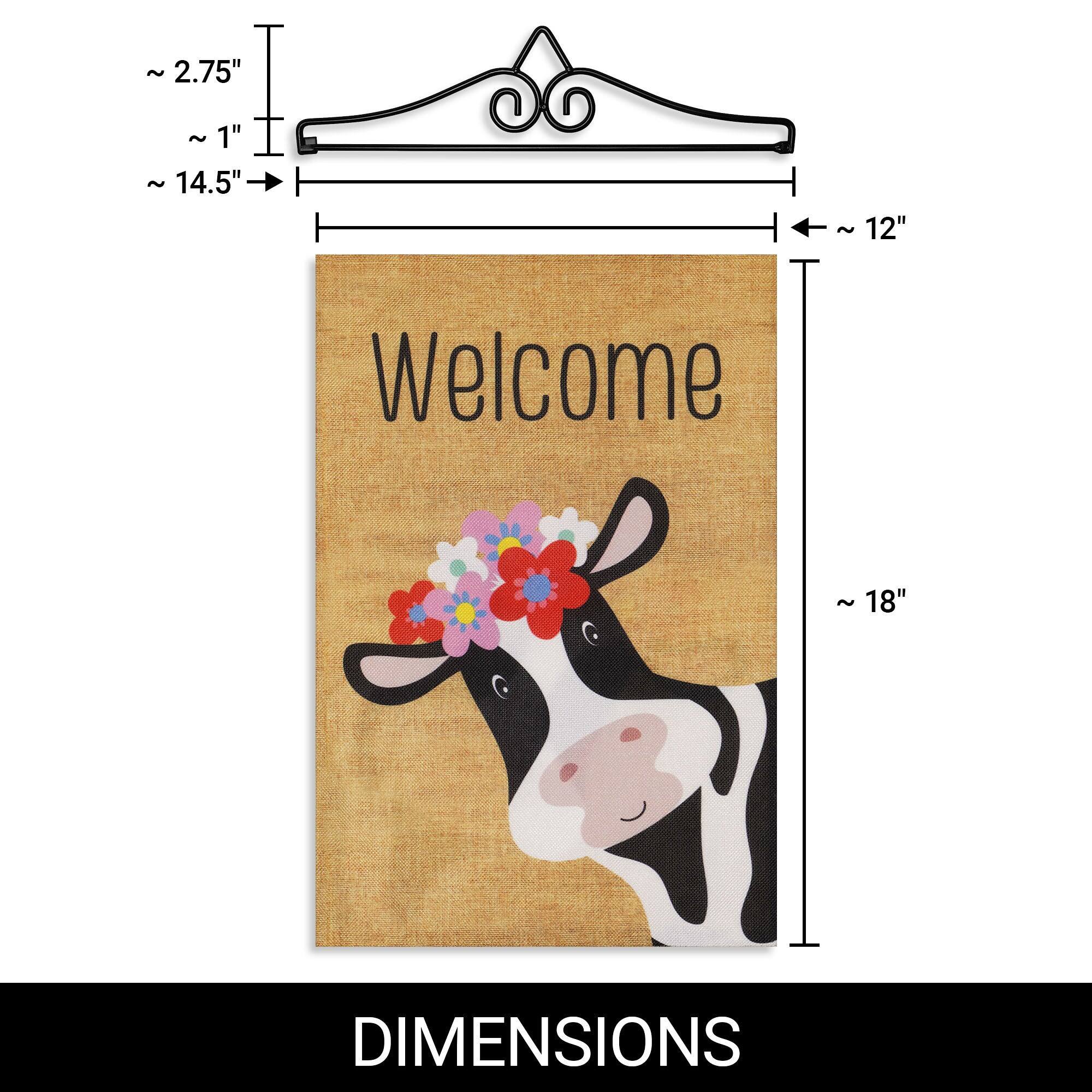 ~ 2.75"  
~ 1"  
~ 14.5"  
~ 12"  
Welcome  
~ 18"  

DIMENSIONS