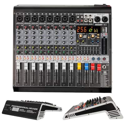 5 CORE Audio Mixer 8 Channel DJ Soundboard USB Interface Bluetooth 5 CORE Audio Mixer 8 Channel DJ Soundboard USB Interface Bluetooth