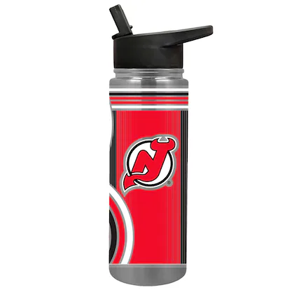 Front. Great American Products - New Jersey Devils 24oz. Cool Vibes Jr. Thirst Hydration Water Bottle - Multicolor.