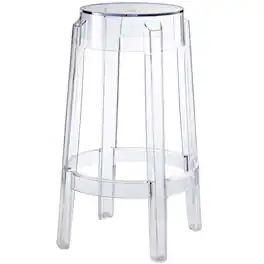 Casper Backless Counter Stool by Modway - Clear