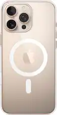 Front. Apple - iPhone 16 Pro Max Case with MagSafe - Clear.